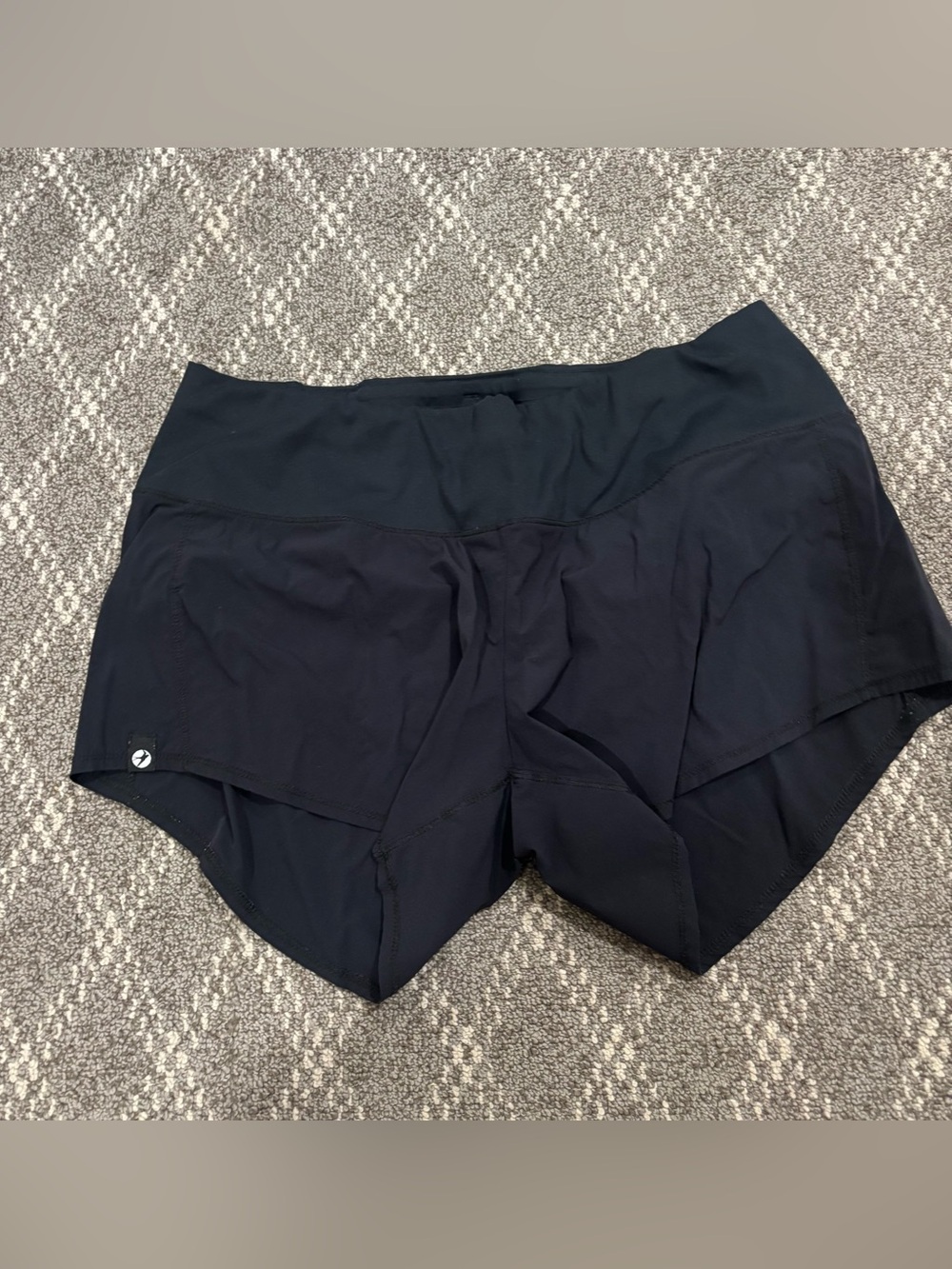 Oiselle Black Athletic Running Shorts size 6